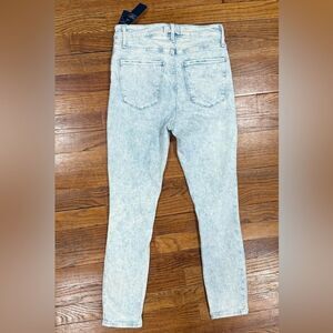 Y2K Abercrombie & Fitch High Rise Acid Wash Ankle Jeans Women’s Size 2S NWT